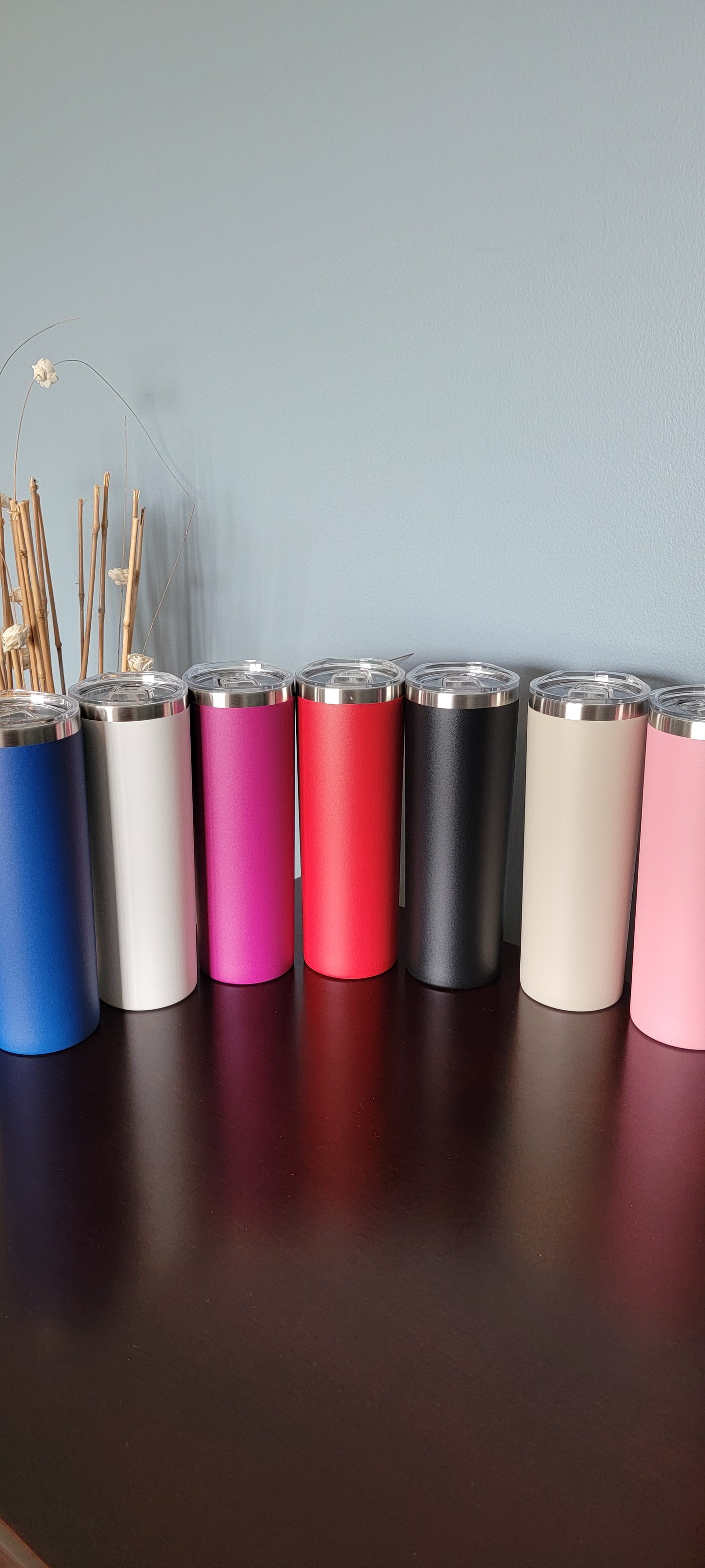 20 oz Stainless Steel Insulated Skinny Tumbler Set