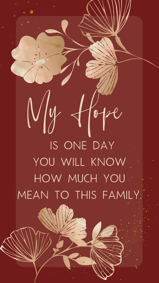 My Hope - Caregiver Appreciation