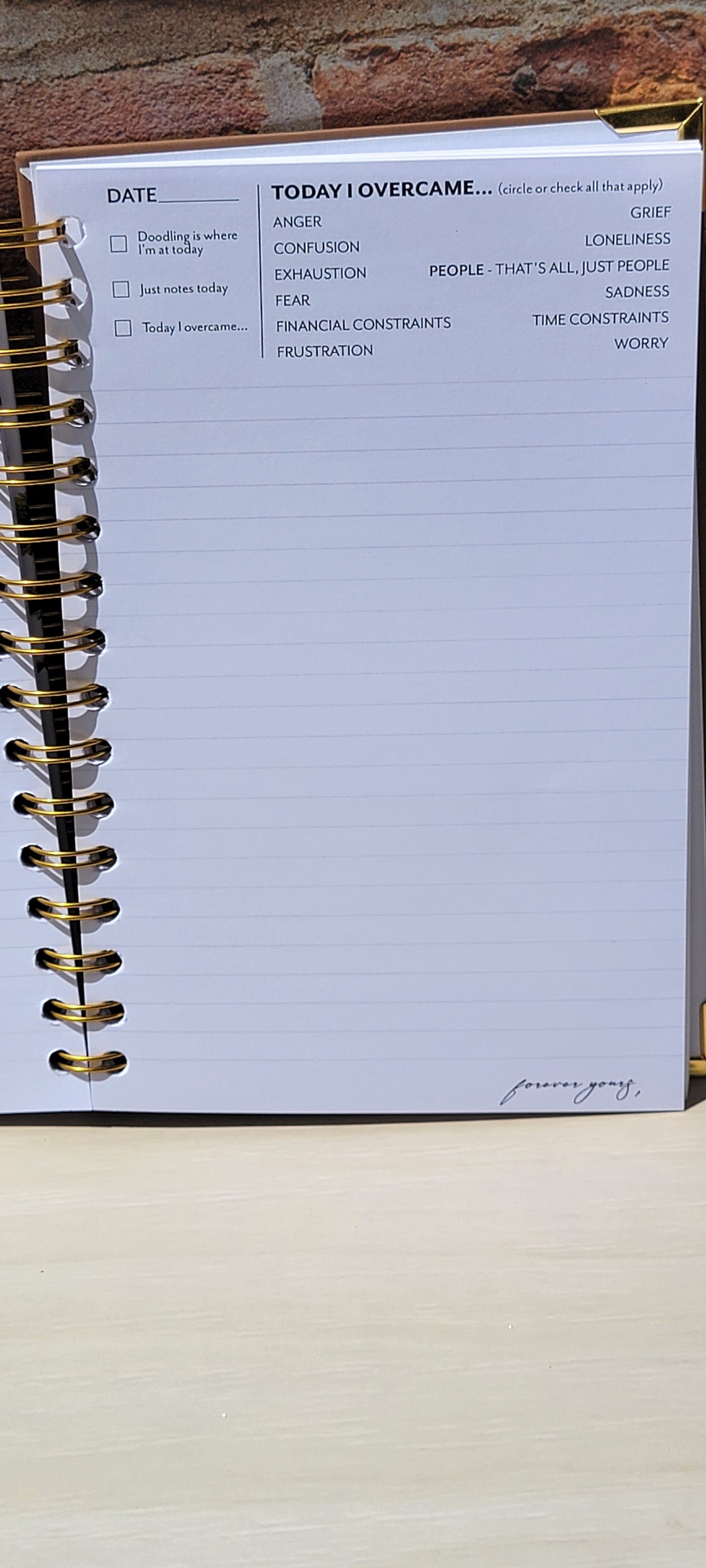 BEE-Lieve Me Sweeter Than Honey Caregiver Journal